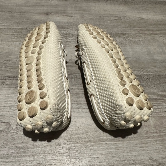 Louis Vuitton loafers, worn once. Nothing wrong, pre owned bought from poshmark - Picture 3 of 6